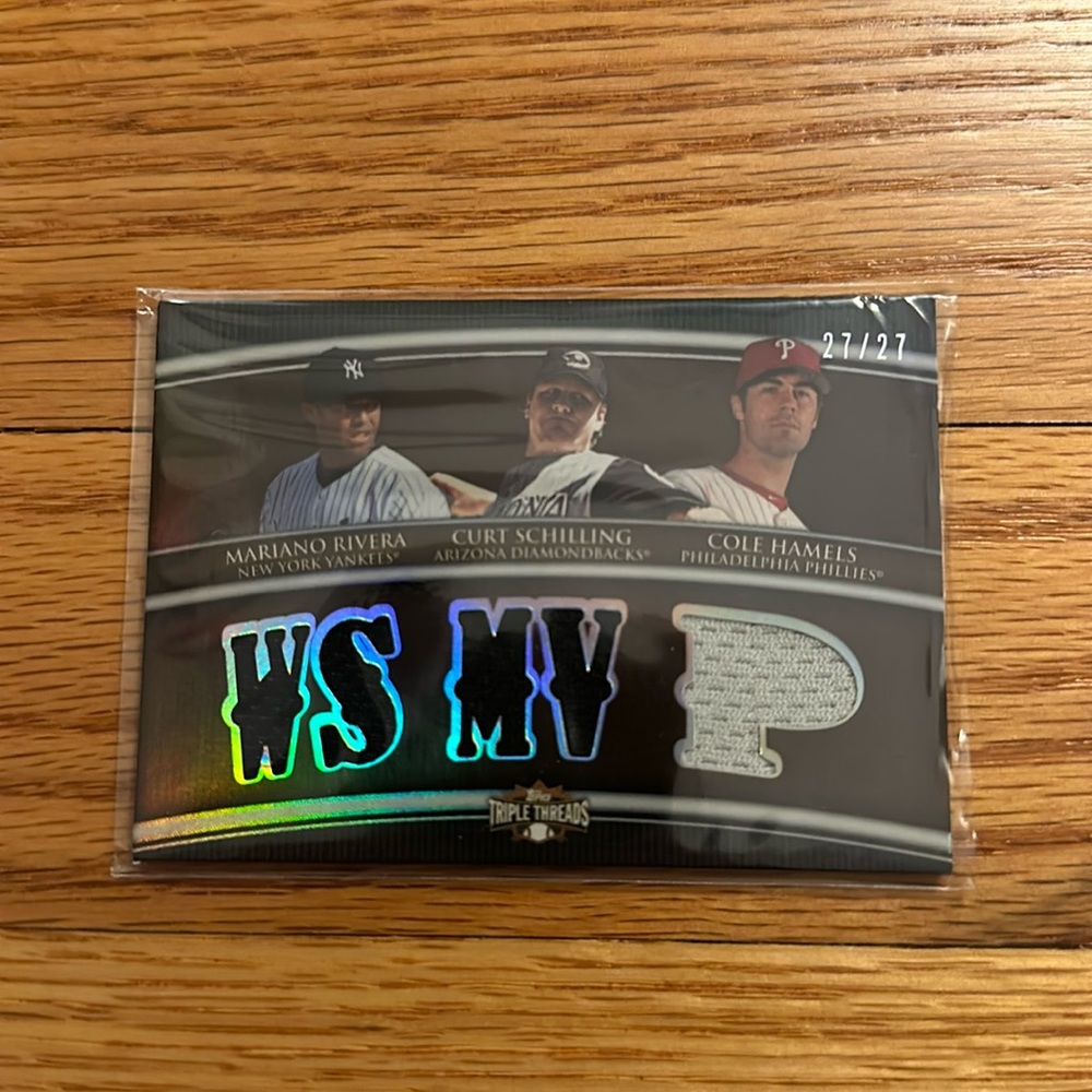 World Series MVP Memorabilia Card